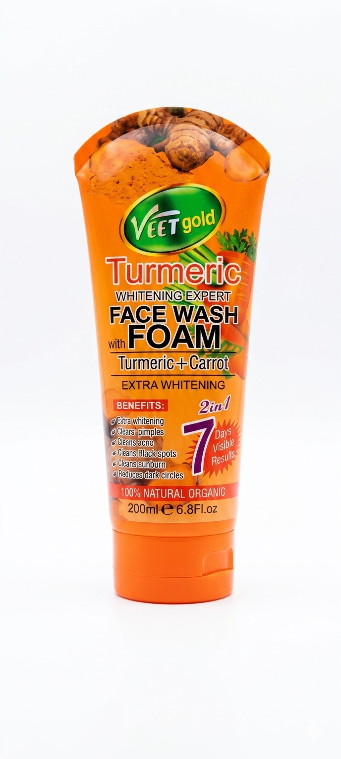 2026/04/1000531117.png VEET GOLD TURMERIC FACE WASH FOAM - Image 1